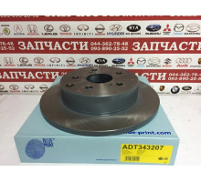 Диск тормозной задний Blue Print ADT343207