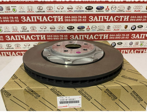 Диск тормозной передний левый Toyota 43516-30061