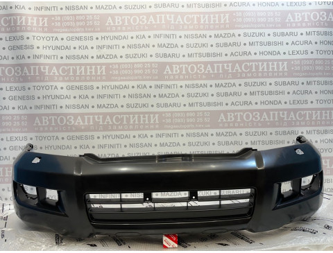 Бампер передний Toyota Land Cruiser Prado (J120) 02-09 (Под омыватели фар/ Под ПТФ)